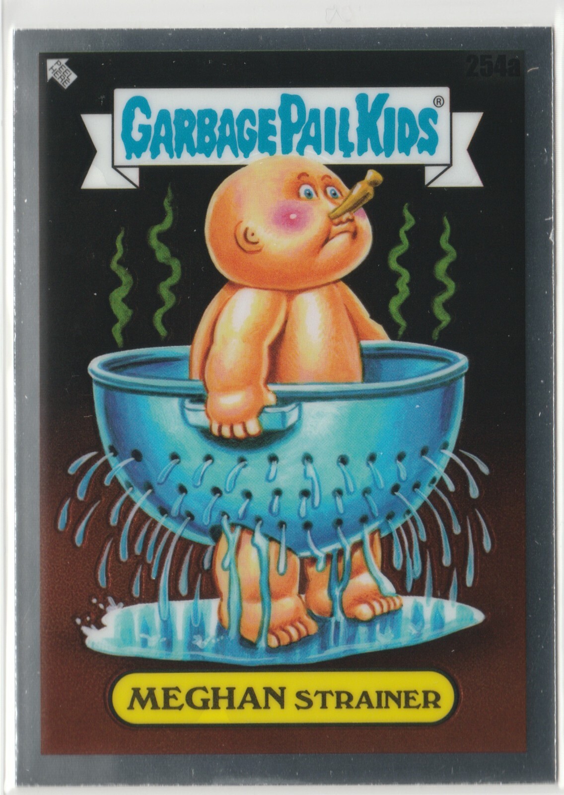 Meghan Strainer #254a Garbage Pail Kids 2023 Chrome Series 6 CS6 GPK Card