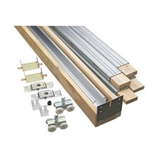 National 36" Single Pocket Door Set Aluminum Track Frame and Hardware Kit