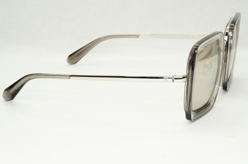 Chanel Sonnenbrille silber verspiegelt grau transparent quadratisch 4240 C.906/T7 041223 - Bild 8 von 12