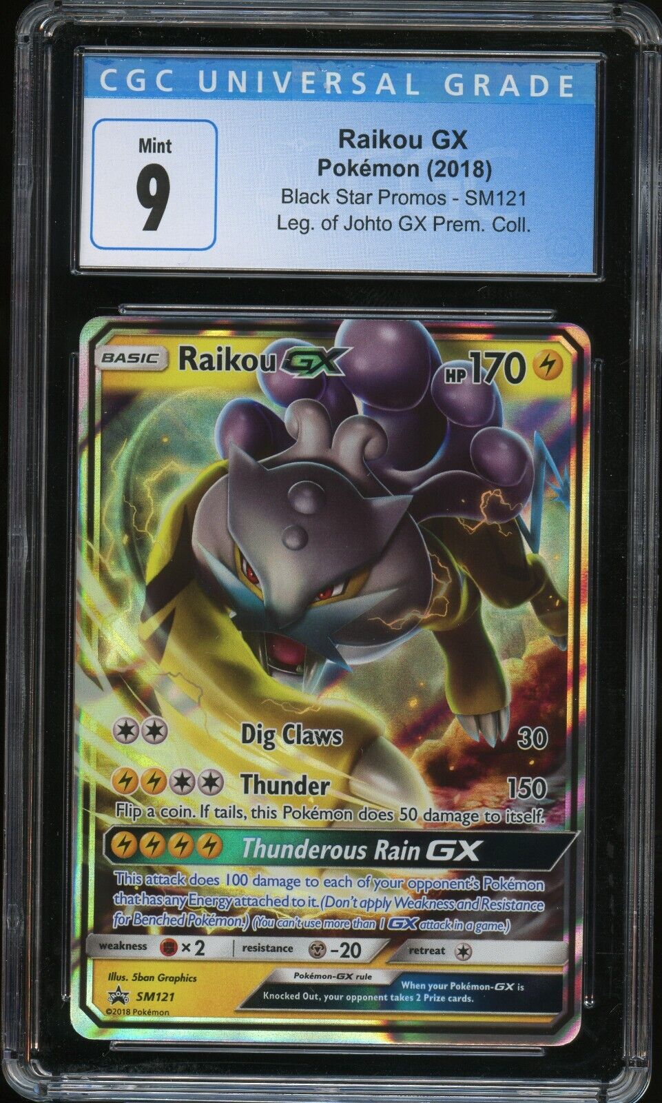 Raikou GX SM Black Star Promos, Pokémon