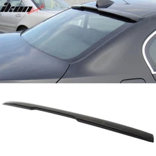 Fits 04-10 BMW E60 5-Series AC Style Rear Roof Spoiler Wing Painted #475 Black