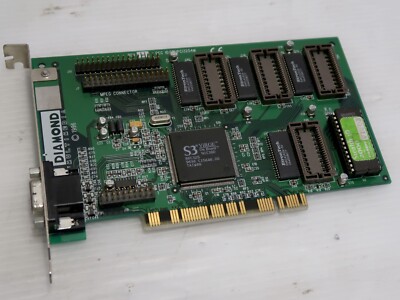S3 Virge, 86C325, VRAM 2MB, PCI, VGA, Diamond Stealth 3D 2000, V1.03 - WORKING