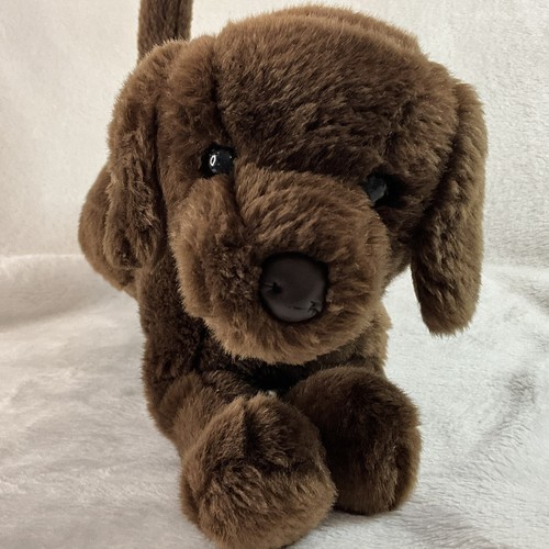 Douglas Kuscheltiere COCOA Schokoladenlabor Labrador 16 Zoll grün Halsband Plüsch - Bild 2 von 14