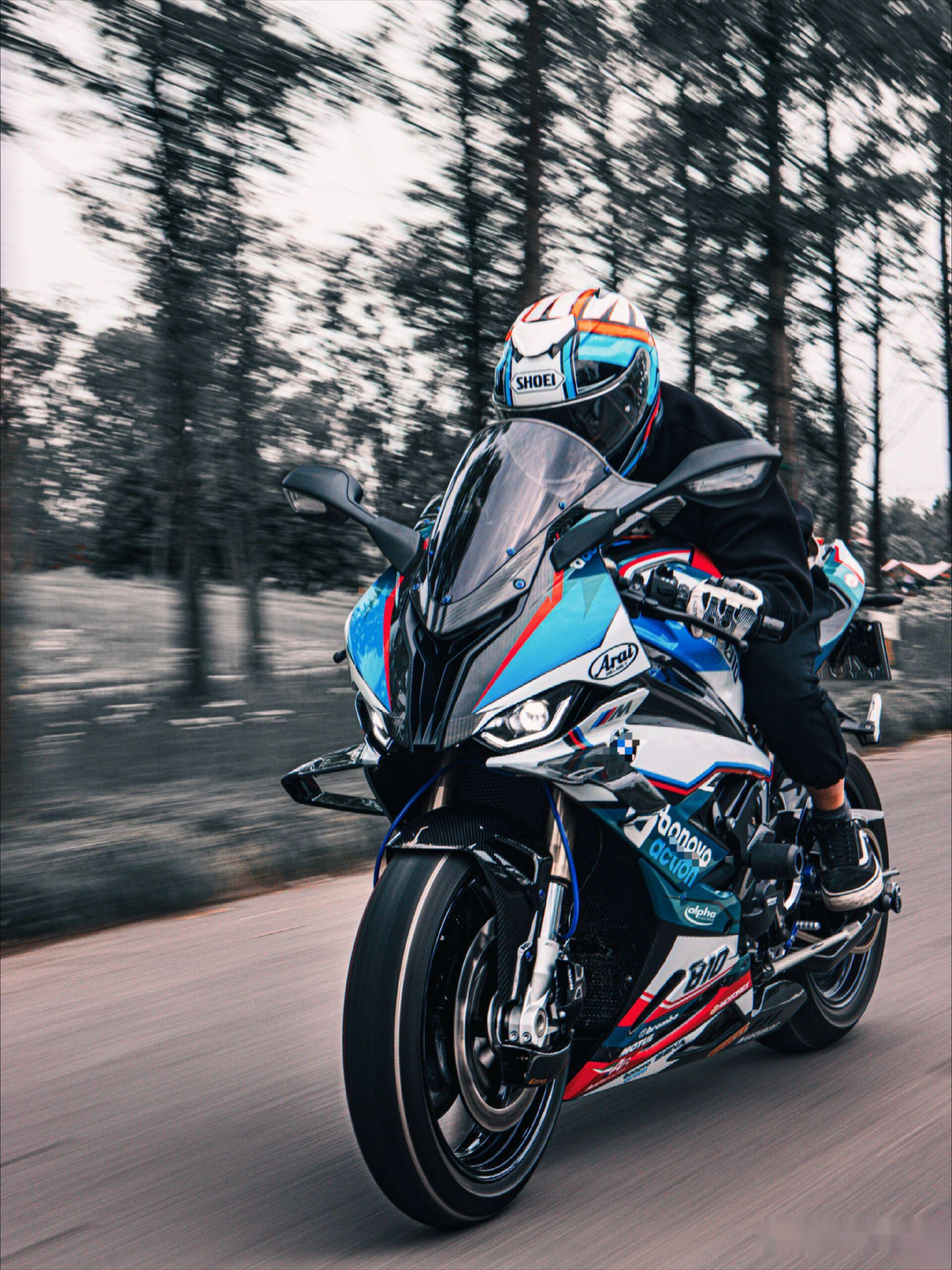 Fairing Smoke Screen Windshield for BMW S1000RR M1000RR 2019-2024 Carbon Fiber