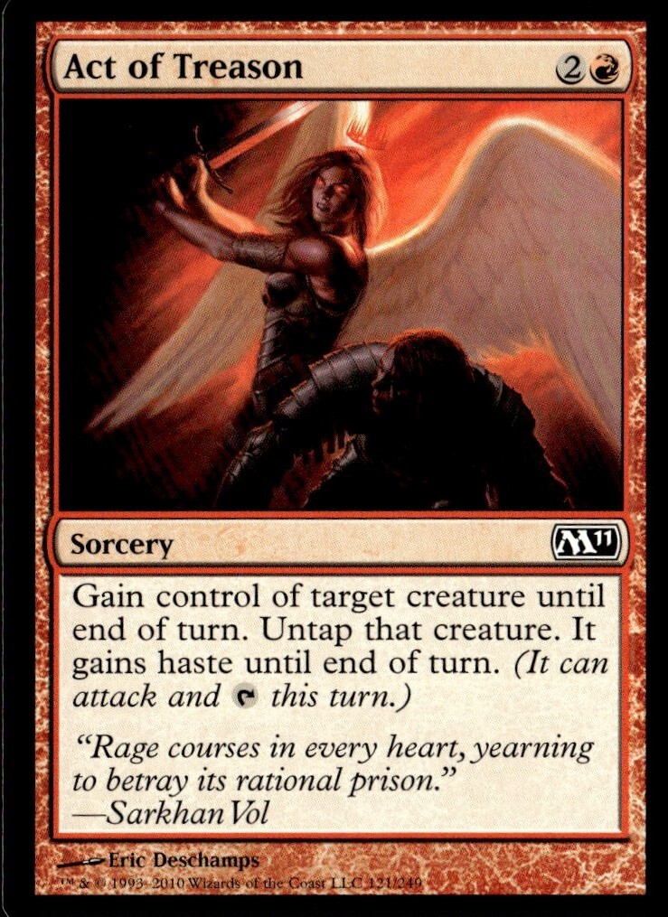 2011 Magic 2012 Act of Treason Box/Uncommon #121