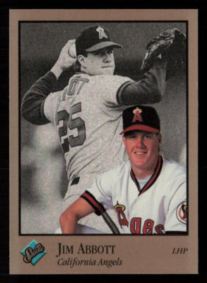 1992 Studio Jim Abbott #141 California Angels Baseball Card