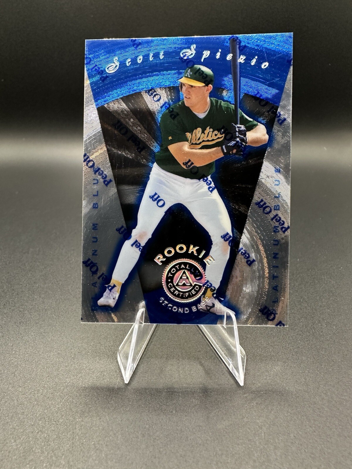 1997 Pinnacle Totally Certified - Platinum Blue #128 Scott Spiezio /1999