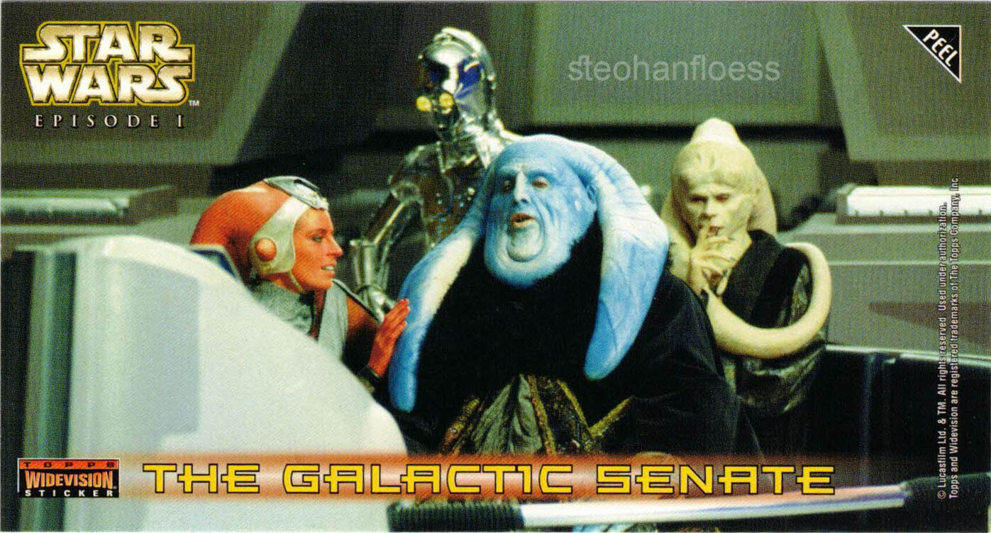 Topps Star Wars Episode I The Phantom Menace Widevision Sticker You Pick - Picture 15 of 15