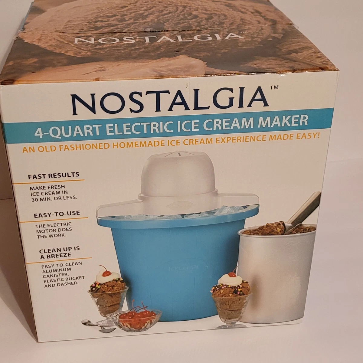  Nostalgia Electric Ice Cream Maker - Old Fashioned