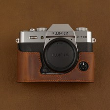 Genuine Real Leather Camera Bag Protective Case Cover For Fuji XT30 XT30II XT200