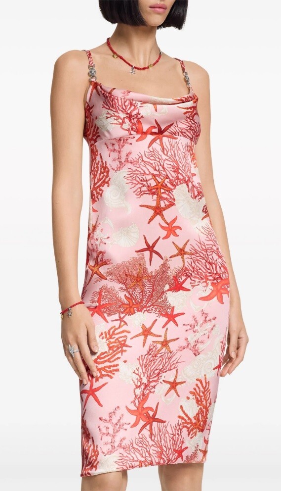 【関税＆送料込み】Versace 'Medusa' Animal Dress Versace Medusa-printed Dress | Black | FARFETCH