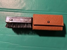 The Weekender Brand Vintage Brush Brown Case Retractable Comb Grooming USA Made