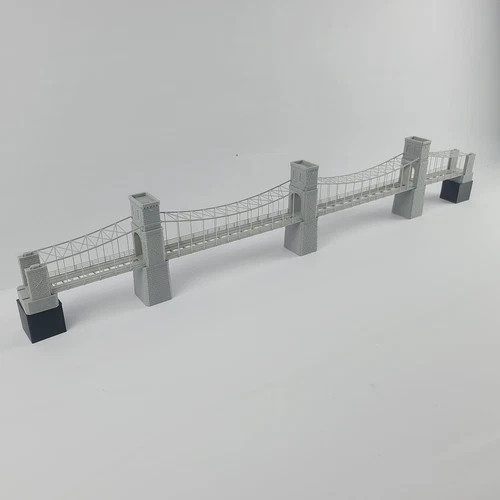 Model Railway Scenery Single Track Old Suspension Bridge TT Gauge 1:120