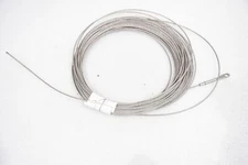 COLUMBIA RIGGING CORP. 3/32" THICK WIRE ROPE, 80FT, WITH MS-20988-3 EYE END