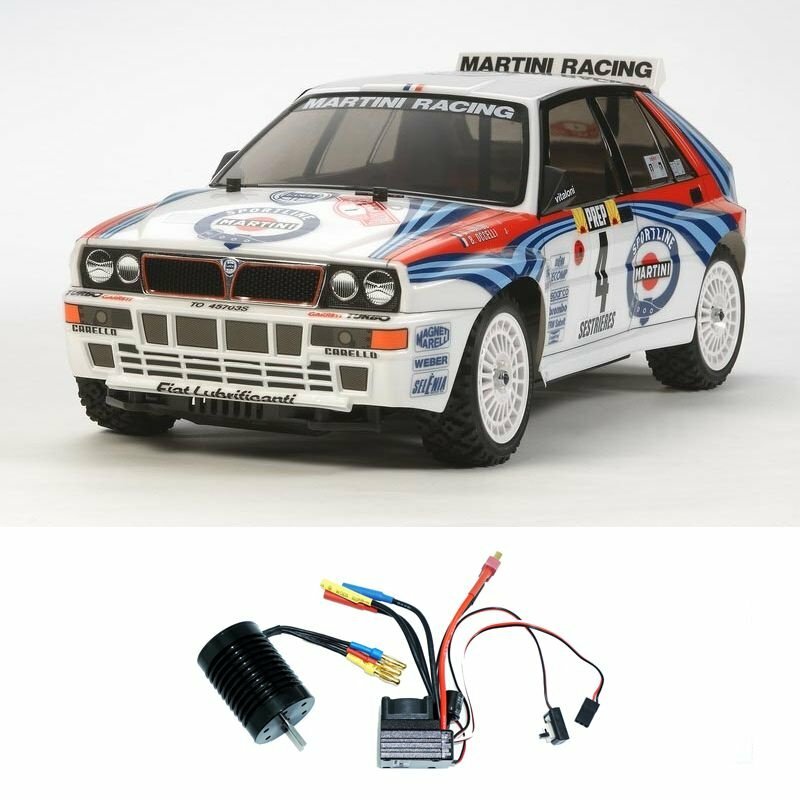 ホビーラジコン Tamiya Lancia Delta HF Integrale TT-01 Tamiya Lancia Delta HF Integrale (XV-01) Bausatz #58569