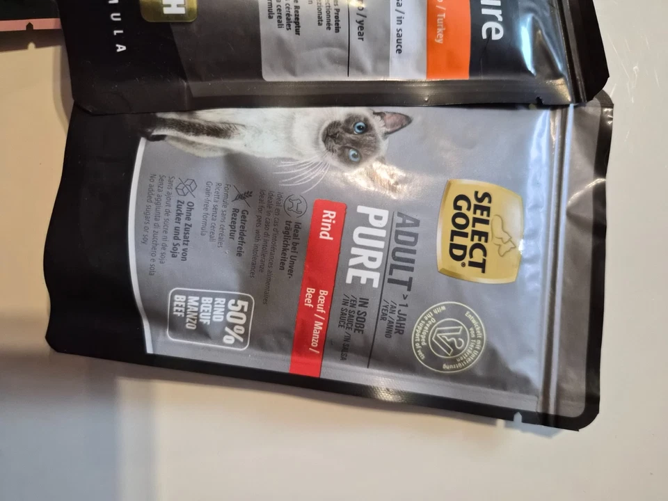 Katzenfutter 5 x select Gold verschiedene Sorten MHD 12.2026 - Bild 3 von 4