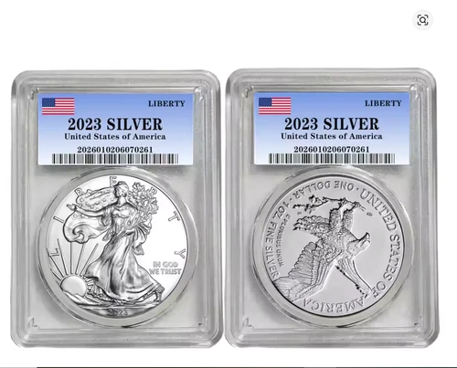 2023 1 oz American Silver Eagle Coin BU FREE DELIVERY