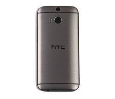 HTC One M8 Grey Housing Battery Case Back Doo...