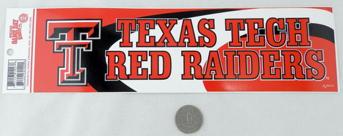 Texas Tech Red Raiders Bumper Sticker - Game Day Outfitters