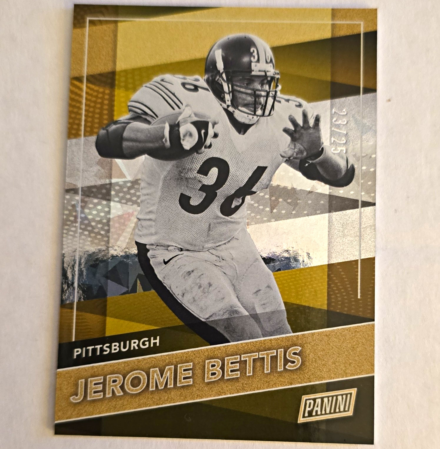 Panini 2026 The National Jerome Bettis Pittsburgh Steelers Football #53/25
