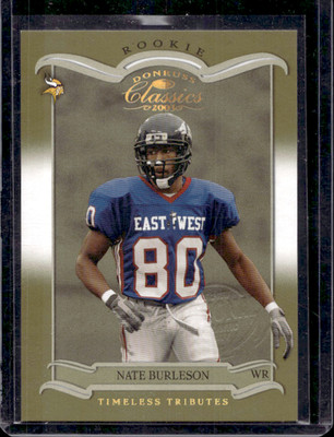 2003 Donruss Classics - Rookie Nate Burleson One of One #1/1