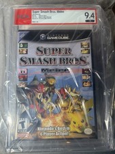 Super Smash Bros Melee Nintendo GameCube Game Complete PSA 9.4