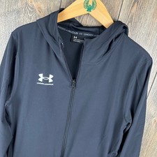 Under Armour Challenger Storm Shell Jacket Black Men Size Small Fitted 1365411