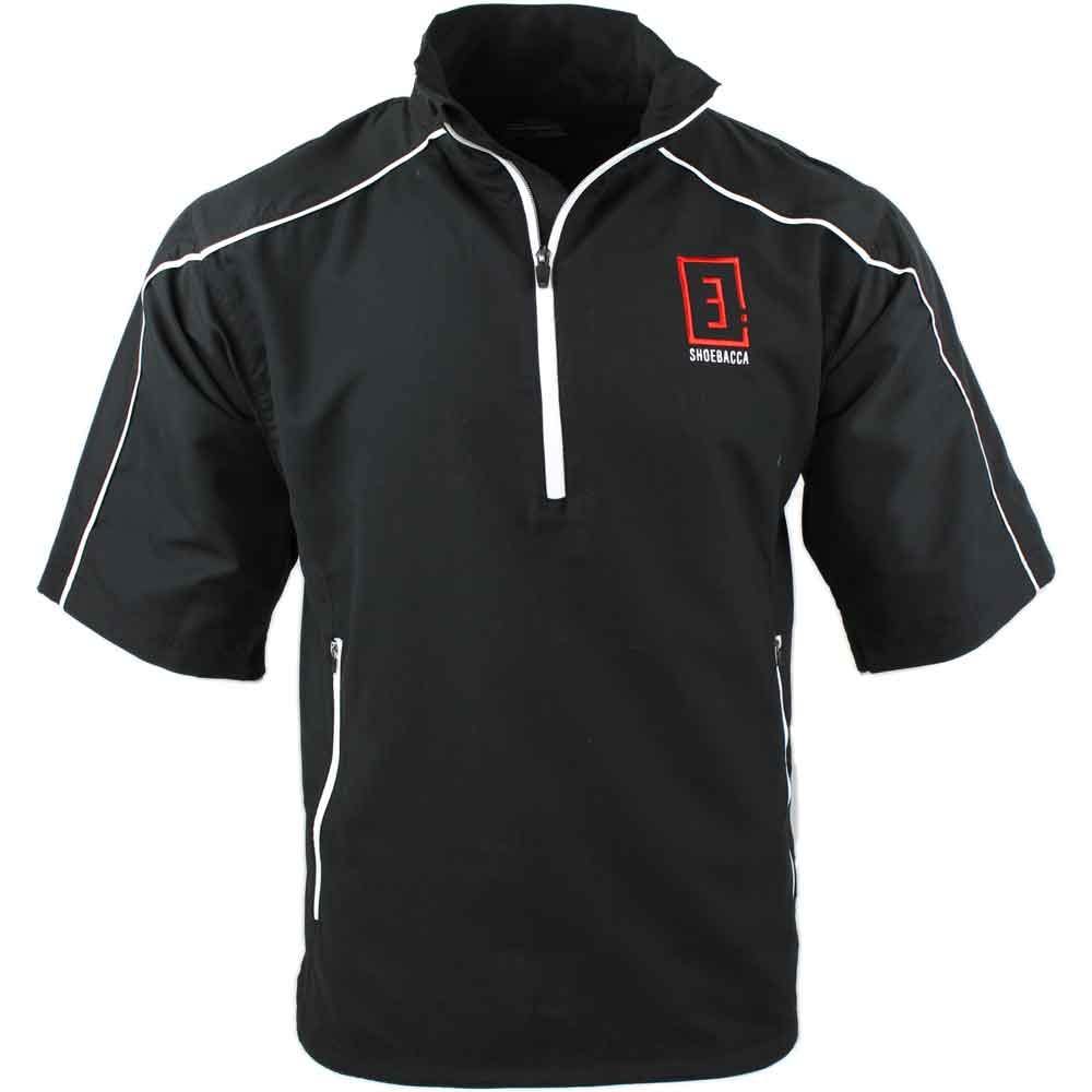 SHOEBACCA Free Swing Peached Short Sleeve HalfZip Pullover Mens Size S  Casual O