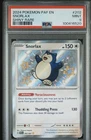 2024 POKEMON PAF EN-PALDEAN FATES SHINY RARE #202 SNORLAX PSA 9