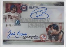 2018 Bowman Draft 66/99 Josh Breaux Ryan Jeffers #RVA-JB Auto 1u6