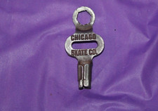 Vintage Chicago Skate Co. Key All Metal Skating Sports Accessory Tool