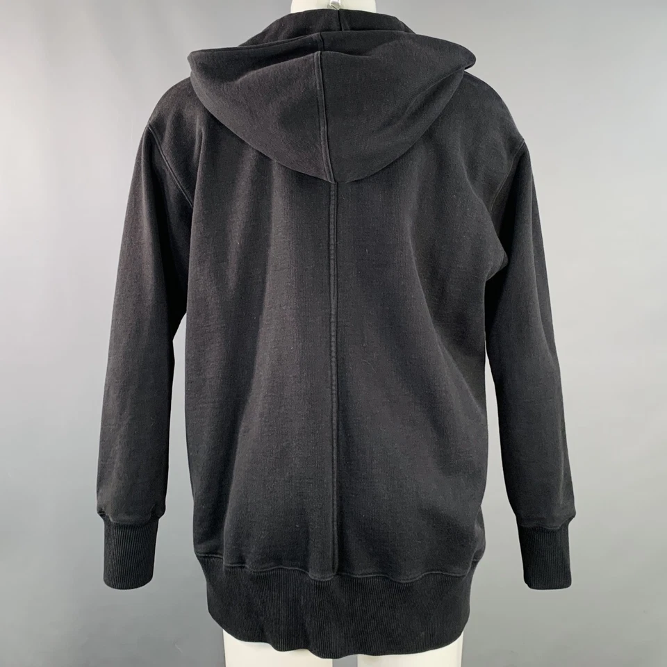 GIVENCHY Size XXS Black Cotton Hooded Zip Up Sweatshirt - Image 3 of 4