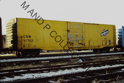 ORIG ZUGFOLIE CHICAGO NORTHWESTERN (CNW) EISENBAHN ADP23704