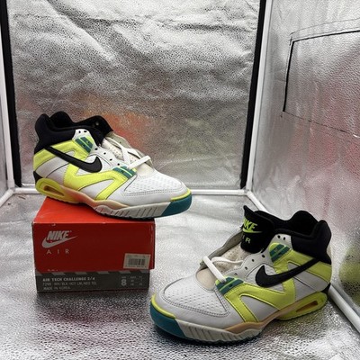 Original New Old Stock 90s Nike Air Tech Challenge 3/4 1990 Andrea Agassi