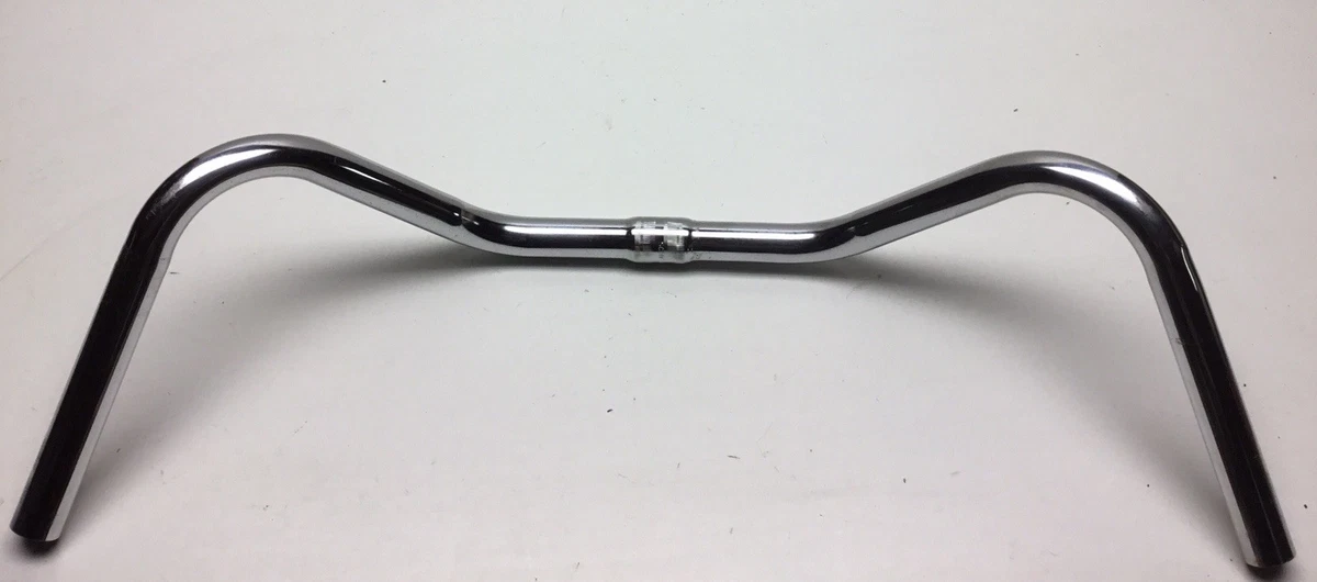 Guidon en acier chromé vélo vintage course France handlebar old road