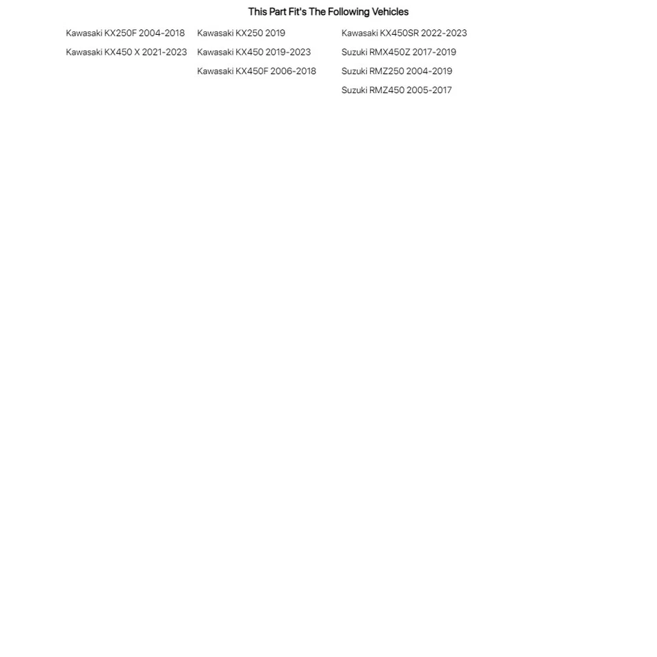 Línea de freno trenzada de acero Tusk MTRCL trasera estándar L verde para Kawasaki KX250 2019 Foto 3 de 4