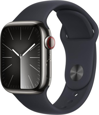 Apple Watch Series 9 [GPS + Cellular, 45mm] - Graphite Stainless Steel Case with