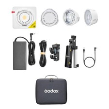 Godox ML100R RGB LED Video Light Kit 15  36  Lens NPF Mount Handgrip Kit 
