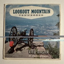 View-Master LOOKOUT MOUNTAIN Tennessee A876 3 Reel Set V4 