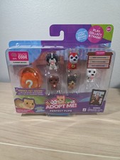 Adopt Me Perfect Pups Mini Figure Set With Golden Legendary Pet 6pk Toy New