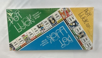 Vintage POT LUCK Board Game 1979 Kapcar Monopoly Cannabis Weed Unused