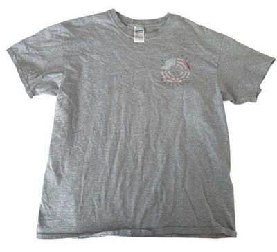American Marksman Firearm Graphic T-Shirt Gray Size Large