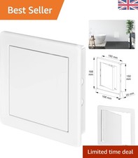 150 x 150 mm White Plastic Access Panel - Durable Inspection Hatch for Utilities