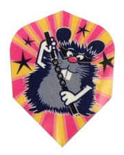 Harrows Kung-Fu Rat Quadro Standard Dart Flights