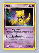 Abra Mysterious Treasures 69/123 LP Pokemon 2007
