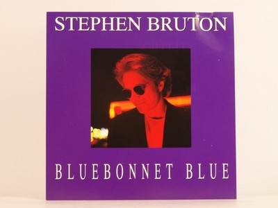 Stephen Bruton Bluebonnet Blue (C93) 3 Track Promo CD Single Picture Sleeve 