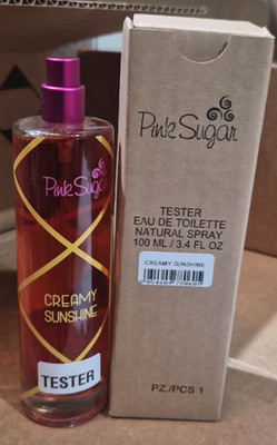 Tester Pink Sugar Creamy Sunshine by Aquolina 3.4 oz - 100ml EDT Spray / NIB