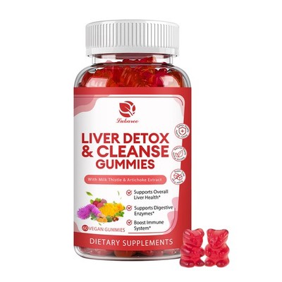 Liver Cleanse & Detox Support  Gummies Supplement 3000mg with 24 herbs 60ct