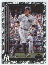 2025 Topps Series 1 SPRING TRAINING Border Ben Rice Rookie Yankees #337 C05
