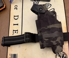 Safari Land 6004 Left-Handed Holster, Customized Or Threaded Barrel And Red Dot